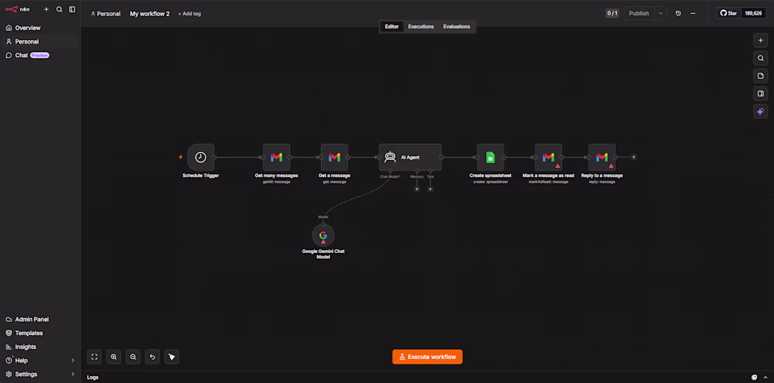 Cover image for AI email automation built with