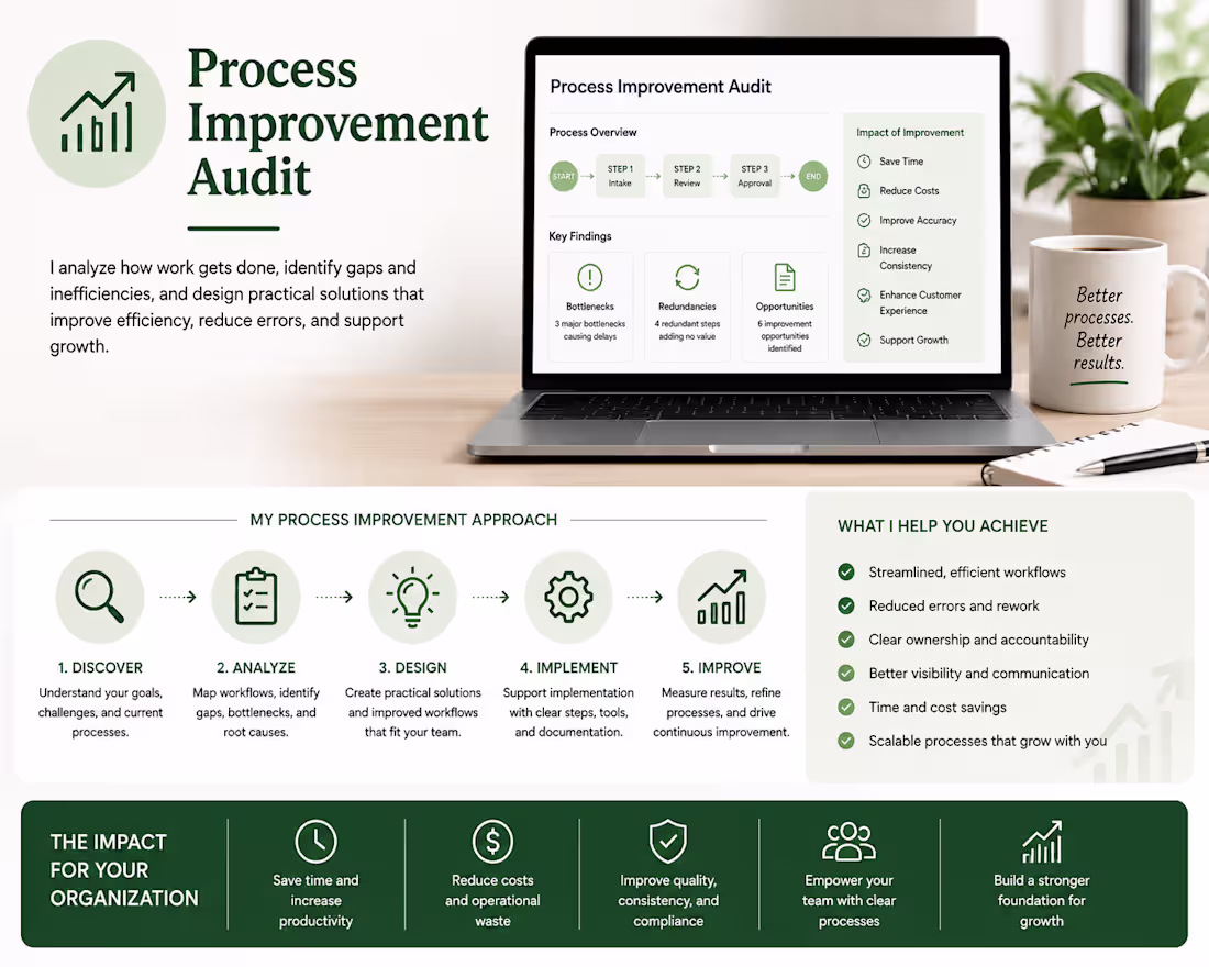 Cover image for Process Improvement Audit