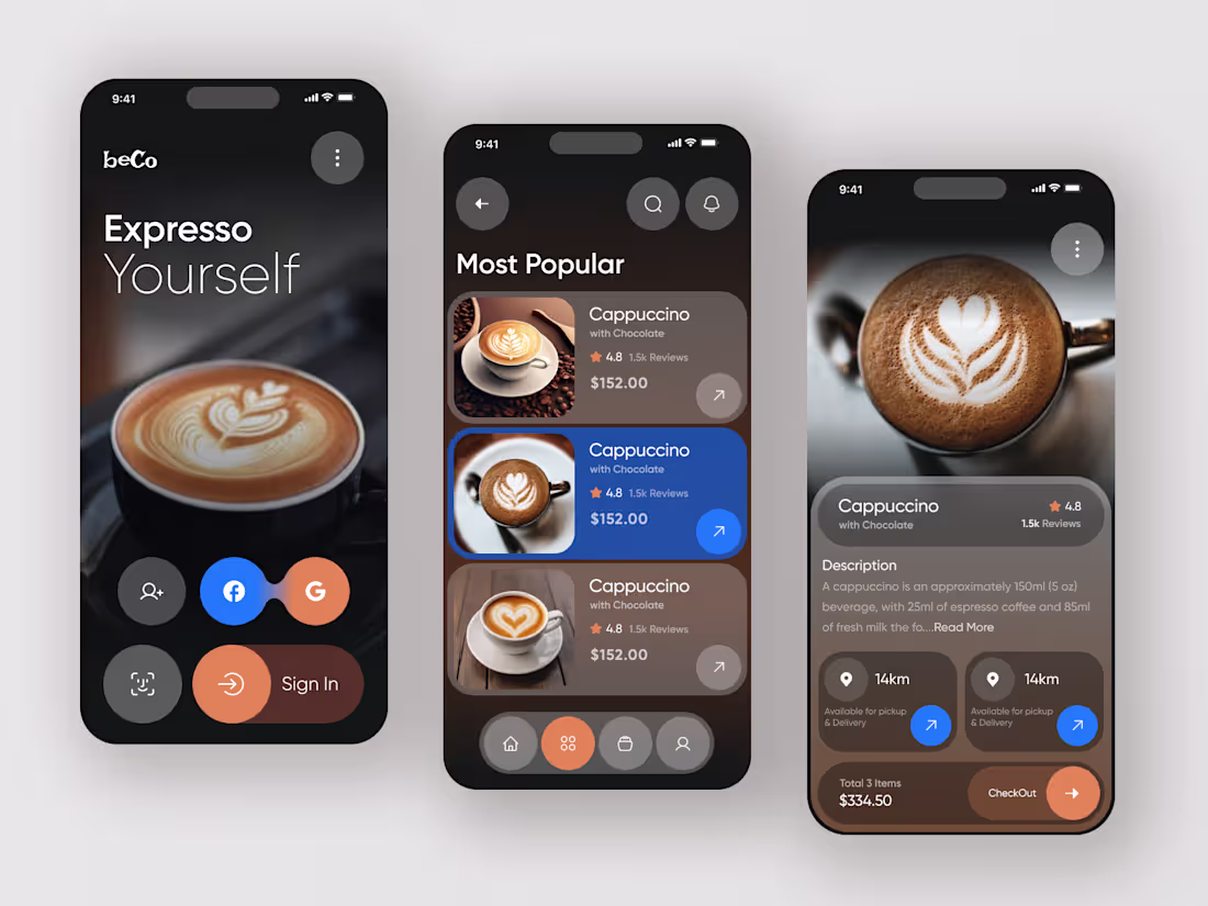 Cover image for beCo - CoffeeShop Mobile App