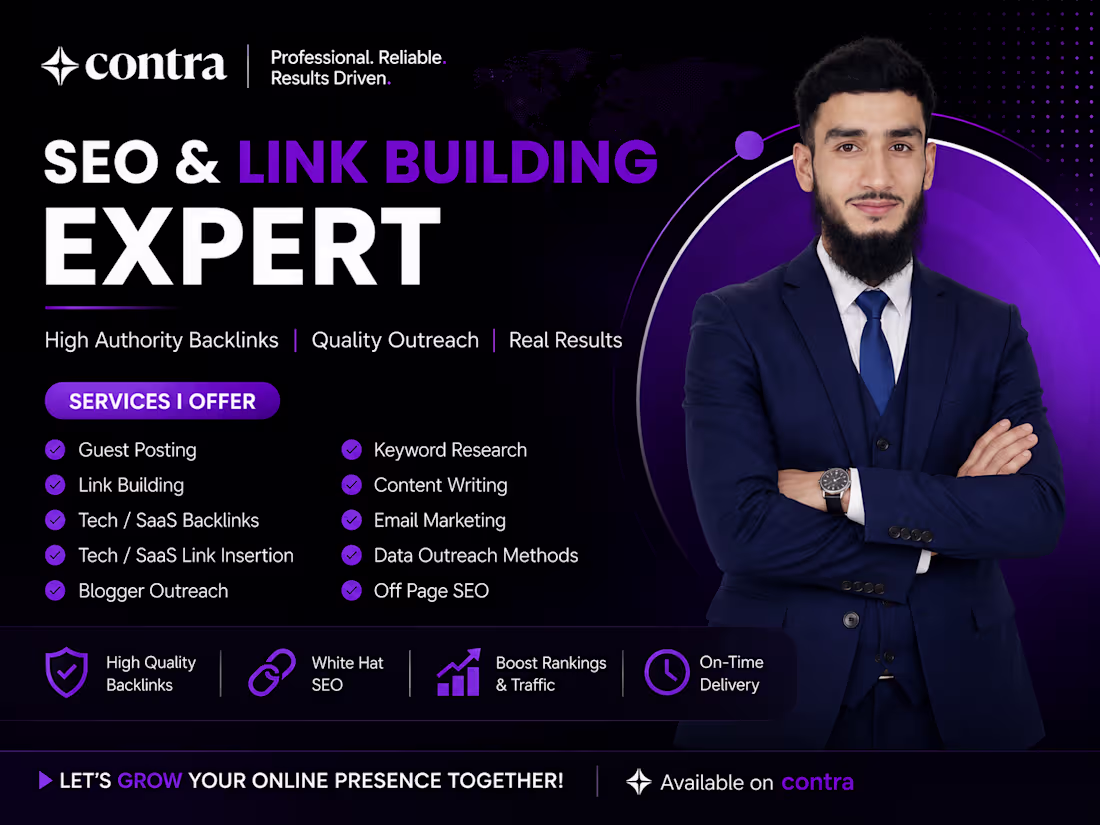 Cover image for SEO Guest Posting & Link Building Services