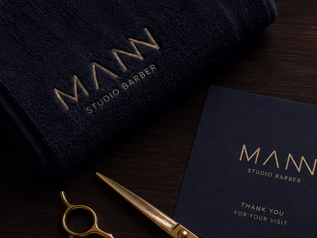 Cover image for MANN — Logo Design for a Men's Barber Studio
