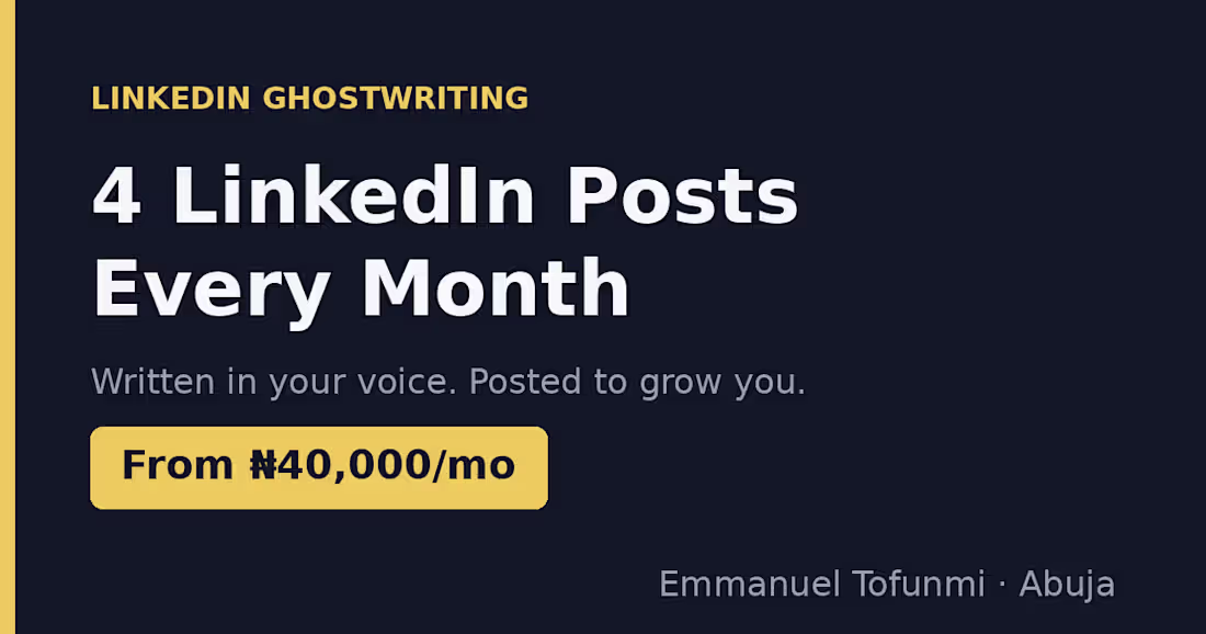 Cover image for LinkedIn Ghostwriting