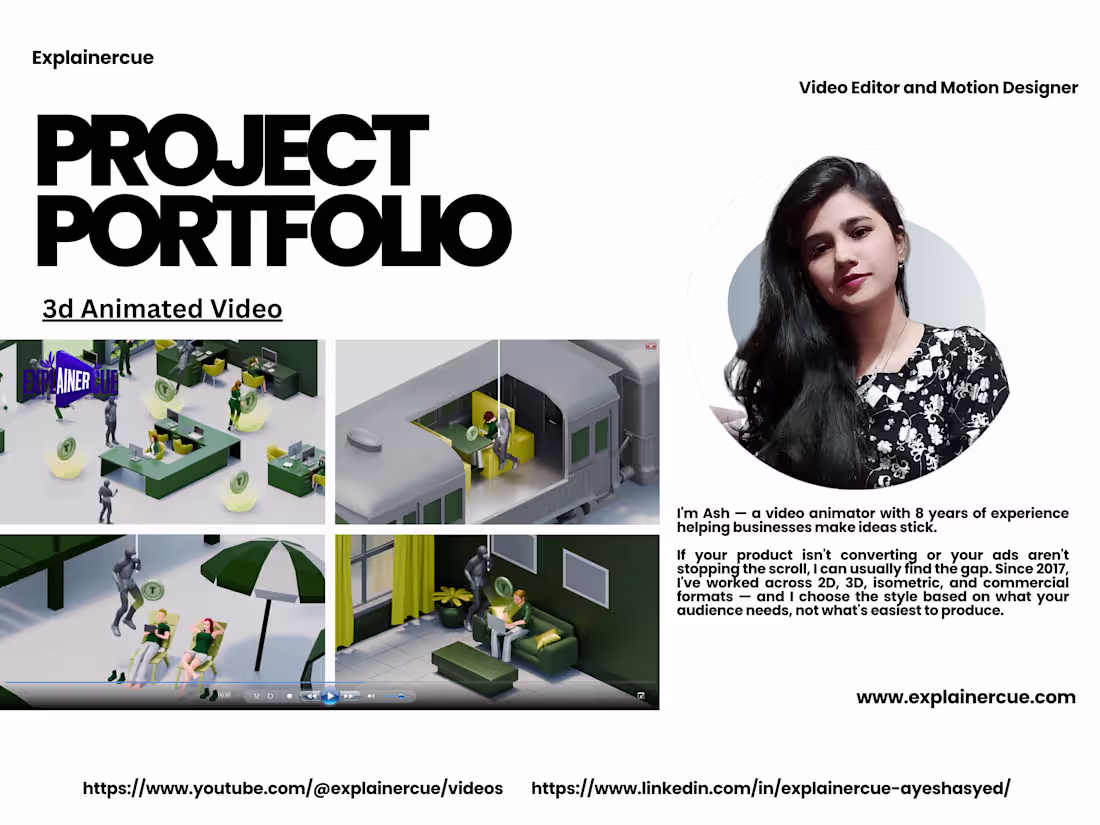 Cover image for 3D Animated Explainer Video