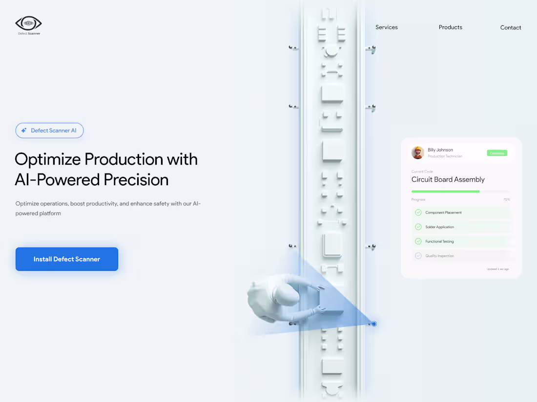 Cover image for Defect Scanner - AI Powered Quality Control