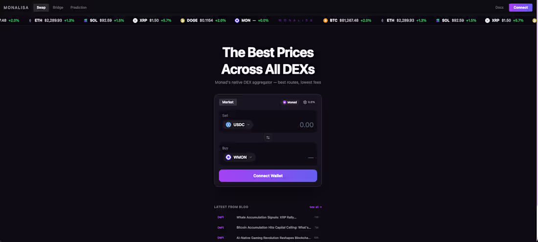 Cover image for DEX On Monad
