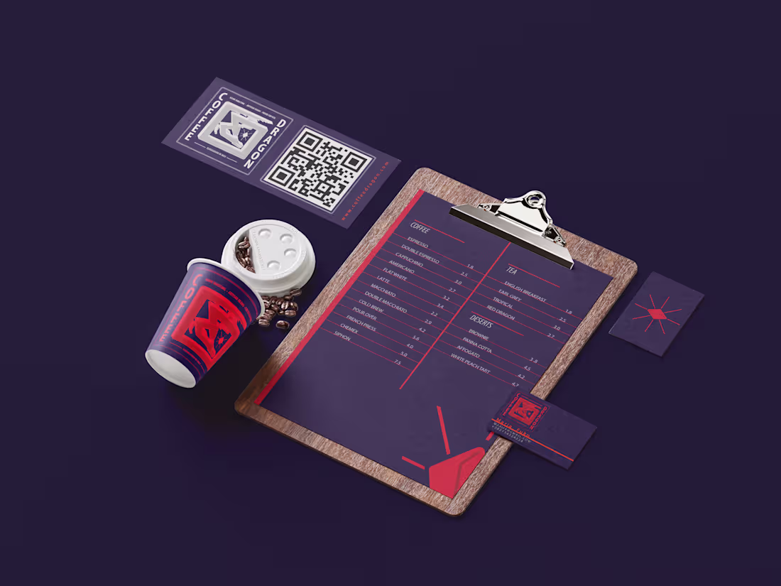 Cover image for Visual identity for a cafe or restaurant