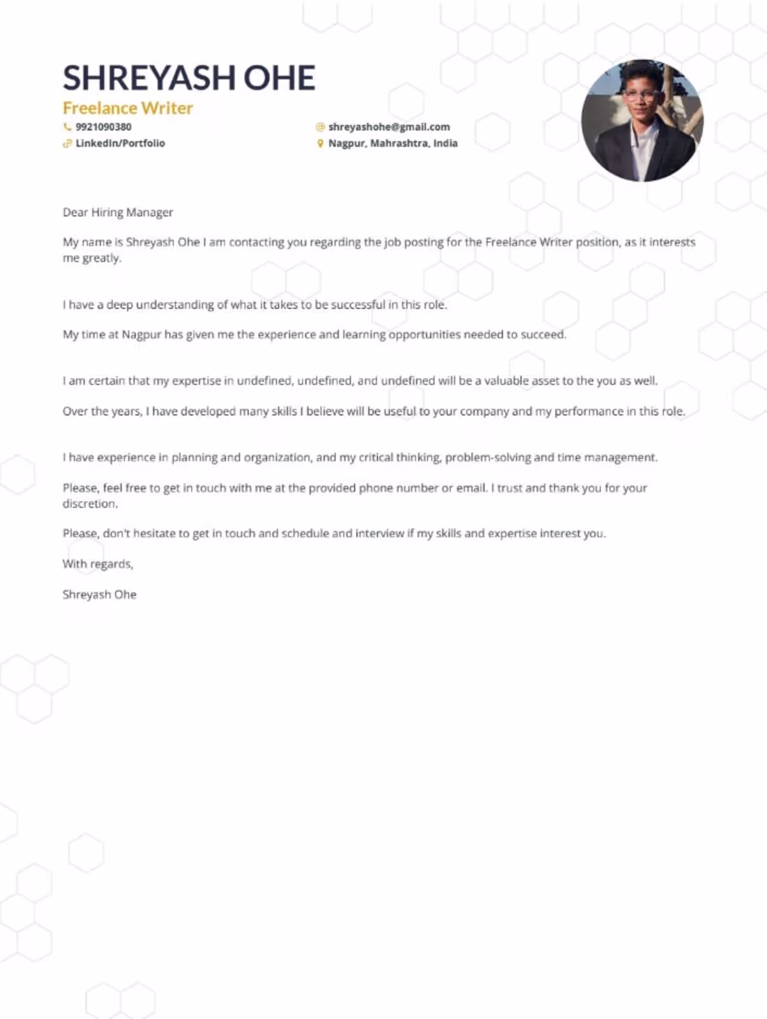 Cover image for Content writer 