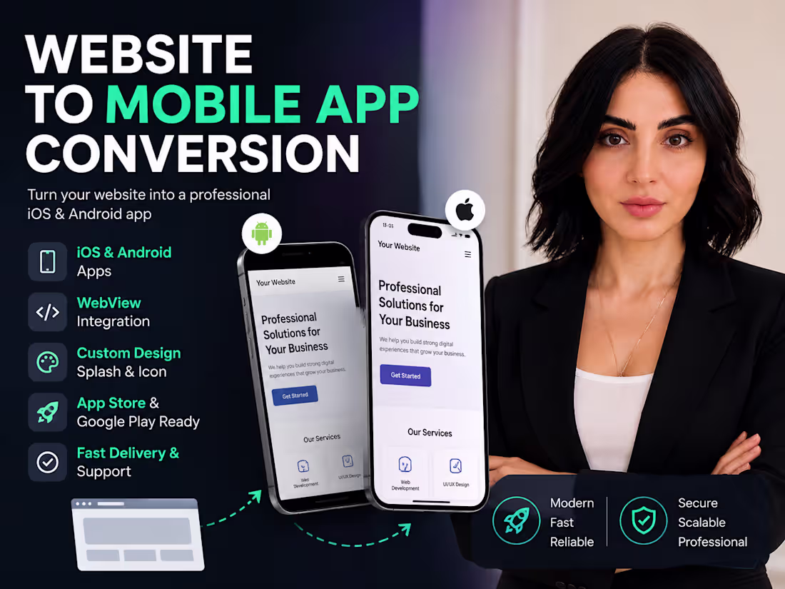 Cover image for Convert Your Website into an iOS and Android App