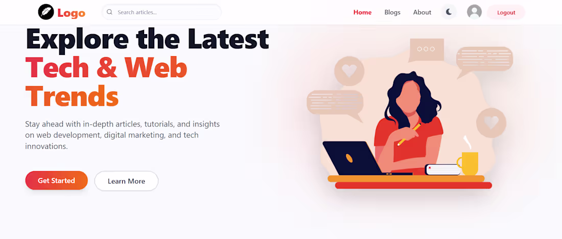 Cover image for Made a blog page that’s