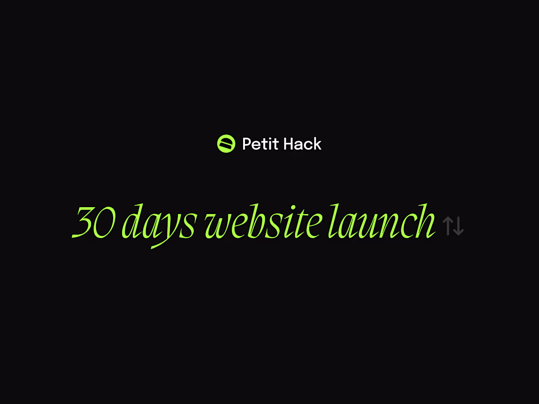 Cover image for 30 days Webapp Launch