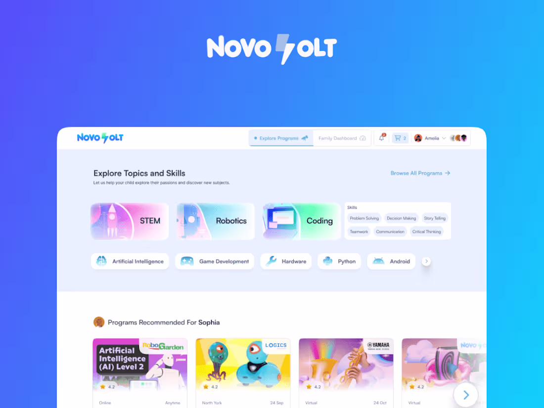 Cover image for NovoJolt Marketplace - E-learning 