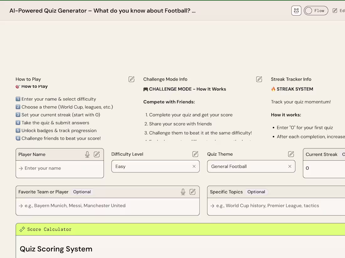 Cover image for Create this AI-powered Quiz Generator