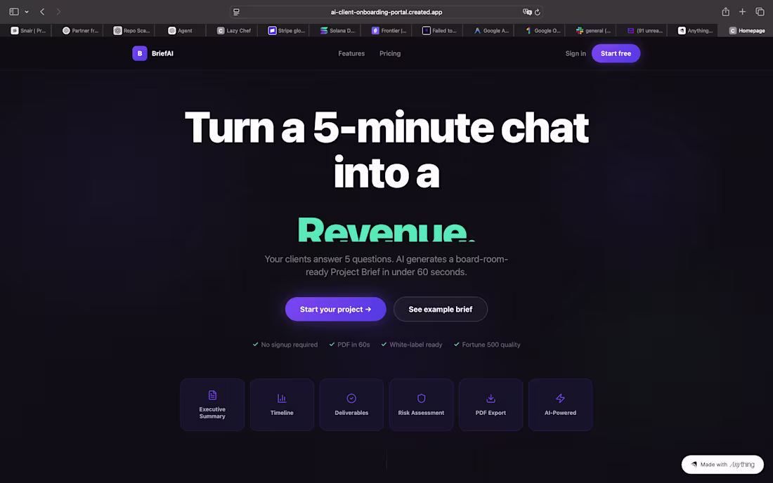 Cover image for Answer 5 questions to get