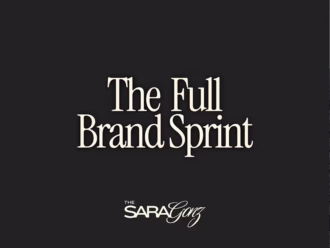 Cover image for The Full Brand Sprint