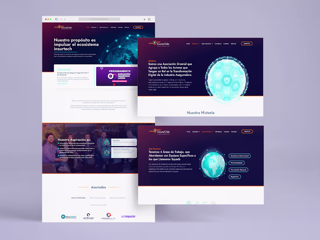 Cover image for Insurtechile - Web Design 