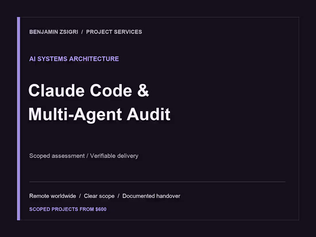 Cover image for AI Agent Architecture Audit