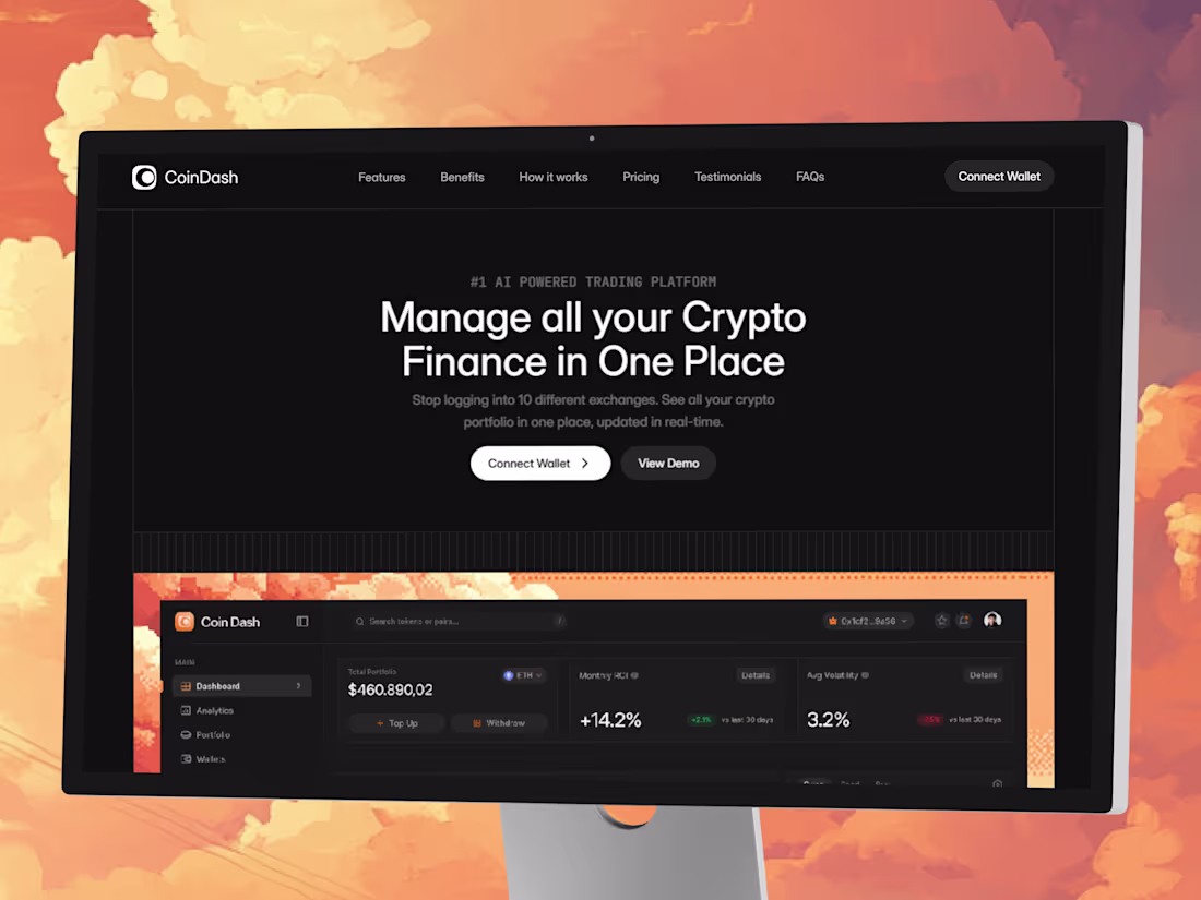 Cover image for CoinDash Website Design & Development