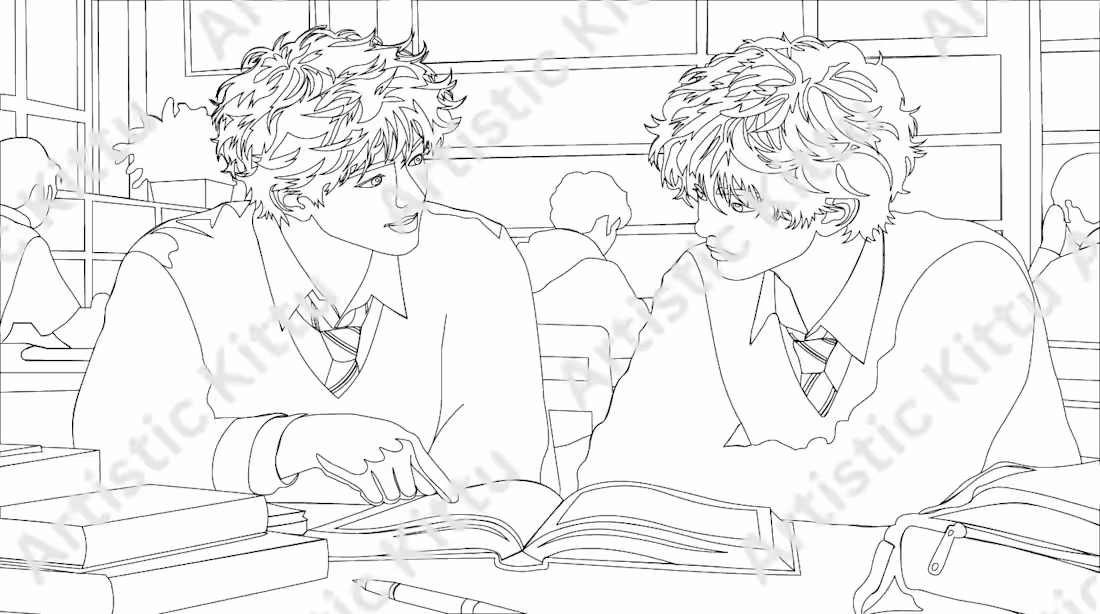 Cover image for A detailed line art illustration