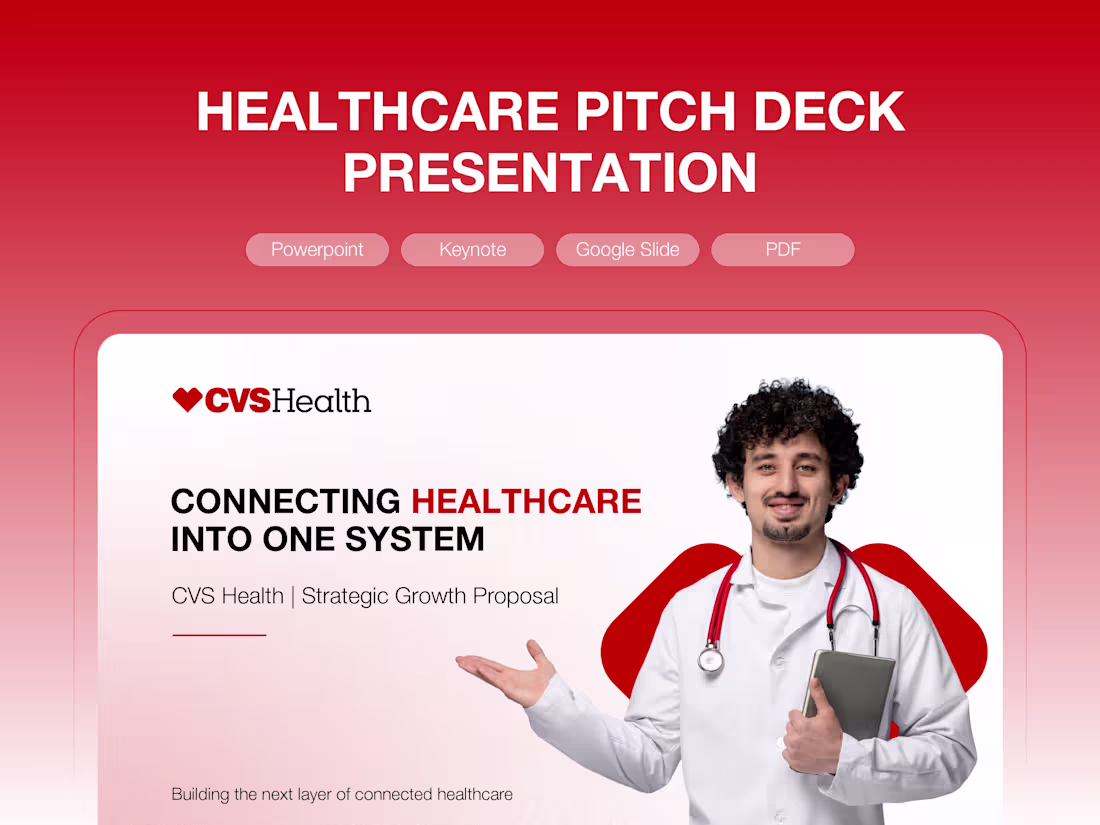Cover image for Investor-ready Healthcare Pitch Deck Case Study