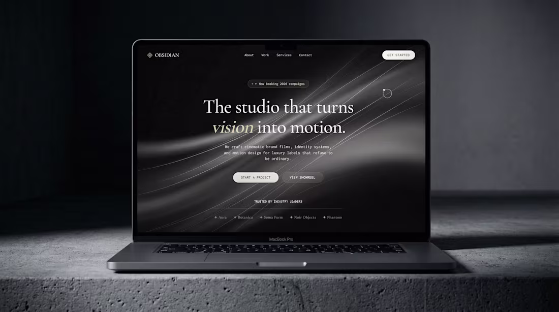 Cover image for OBSIDIAN — Cinematic Motion & Digital Experience