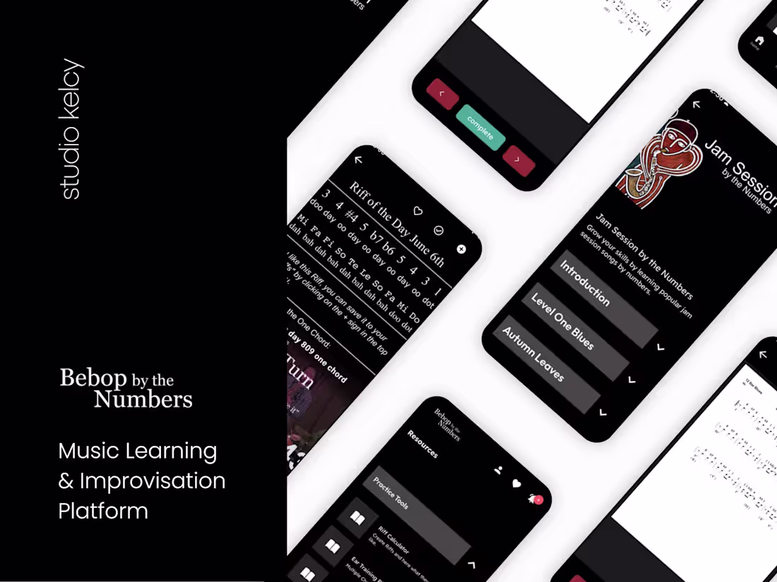 Cover image for Bebop by the Numbers: Music Learning Platform