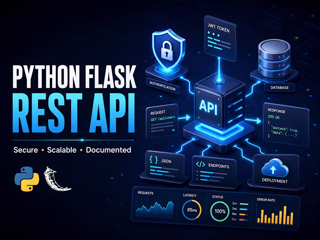 Cover image for I will build a secure Python Flask REST API