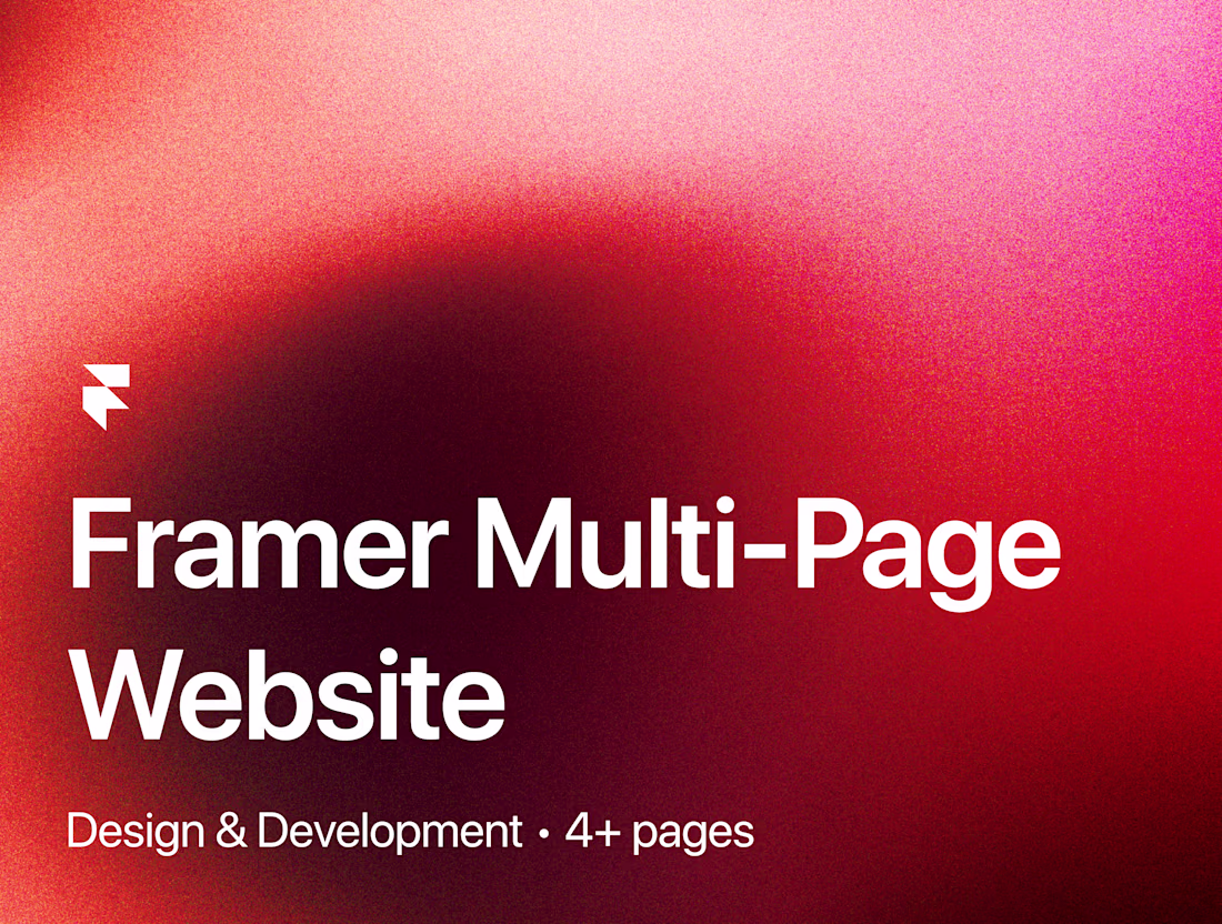 Cover image for Framer Multi-Page Site (4+ Pages)