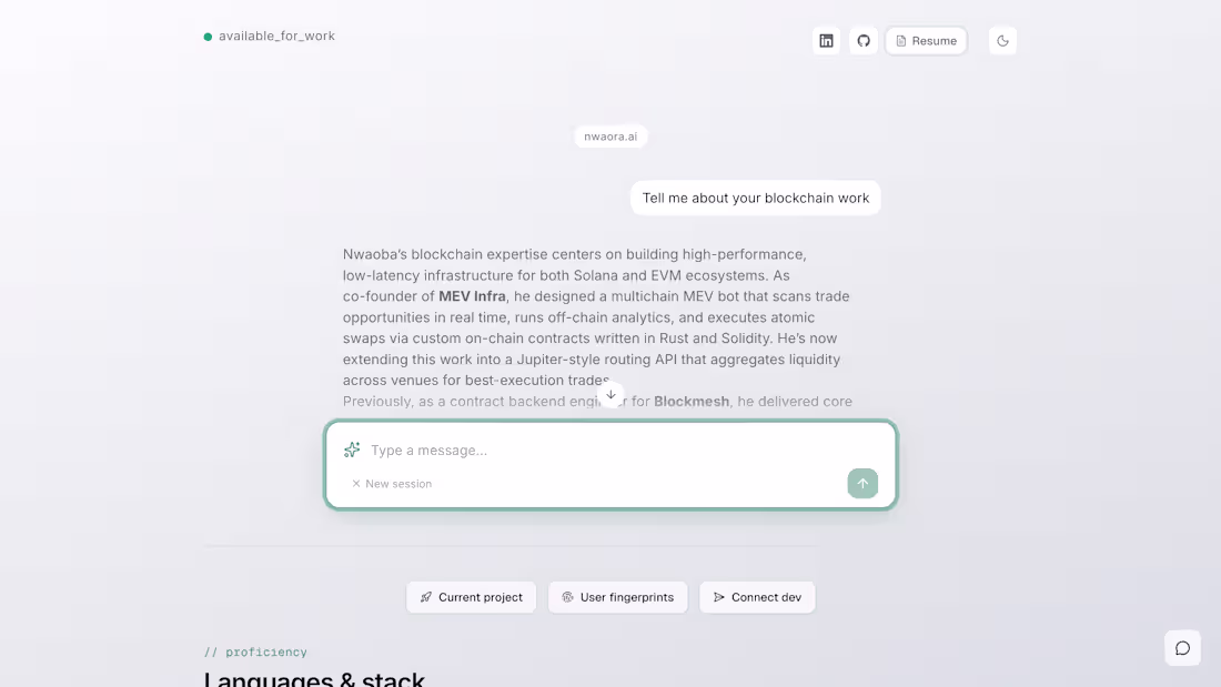 Cover image for Nwaora.ai (http://Nwaora.ai) is an intelligent AI