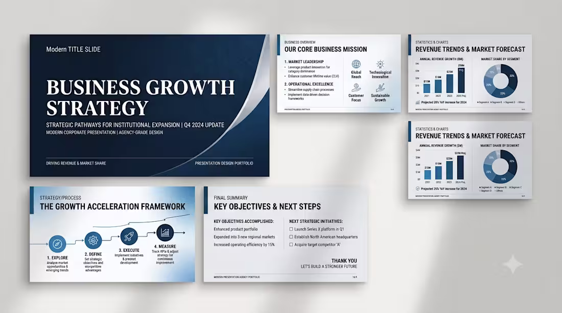 Cover image for professional presentation design
