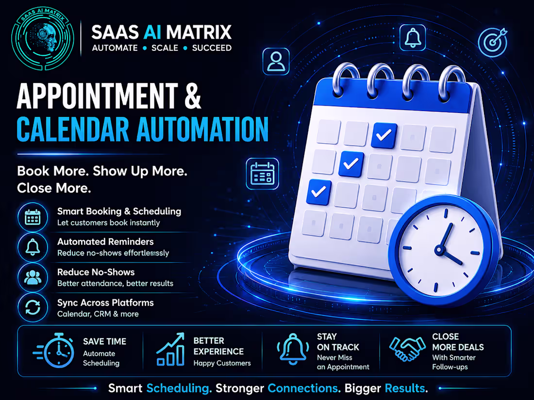Cover image for Appointment & Calendar Automation