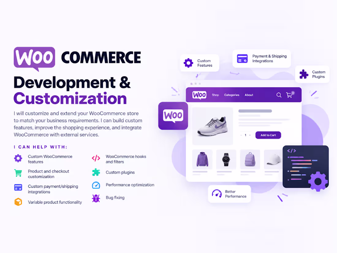 Cover image for WooCommerce Development & Customization