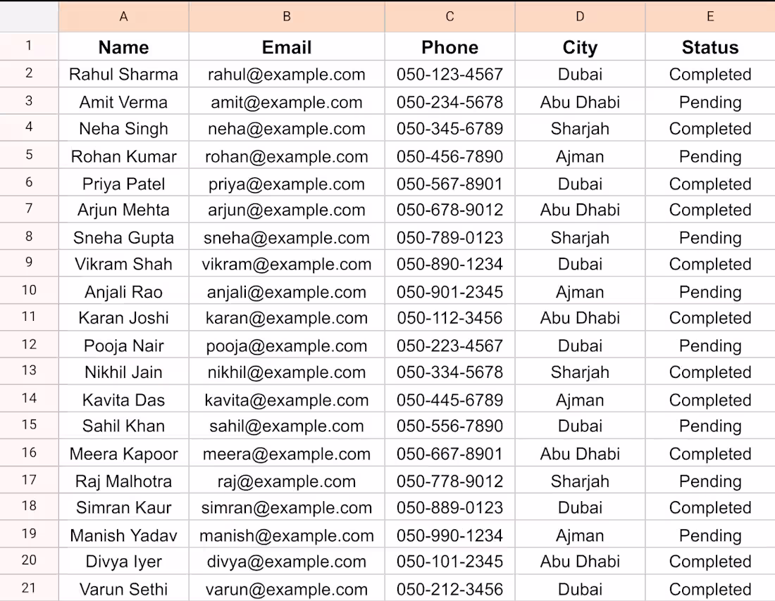 Cover image for Sample Data Entry Project —