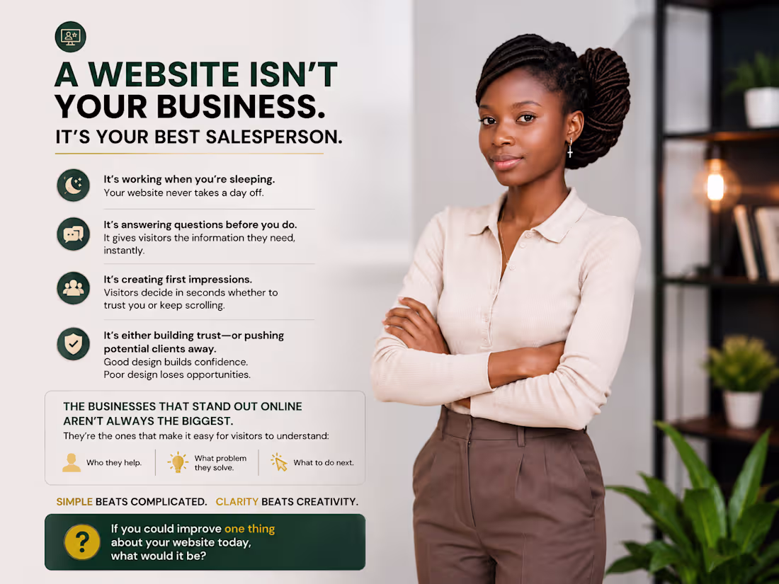 Cover image for 🚨 A website isn't your