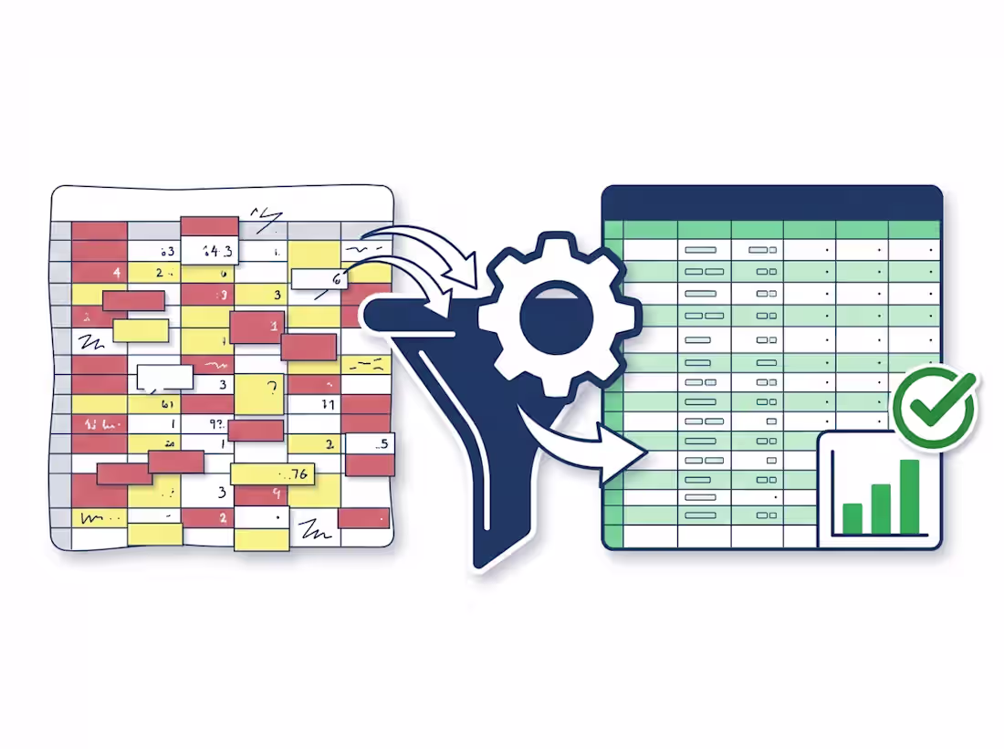 Cover image for Excel Data Entry, Cleaning & Automation