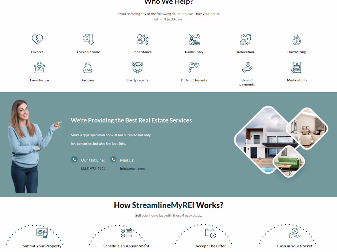 Cover image for PA Home buyers Website