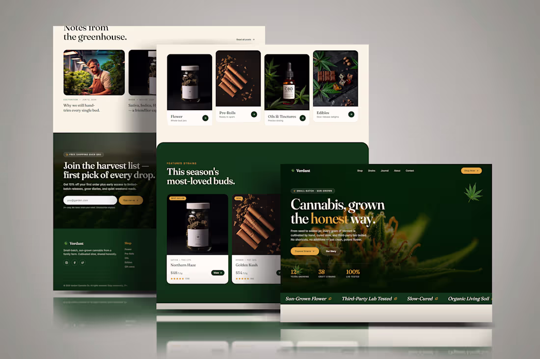 Cover image for Lovable-Built Cannabis E-commerce Website
Problem:

A cannabis