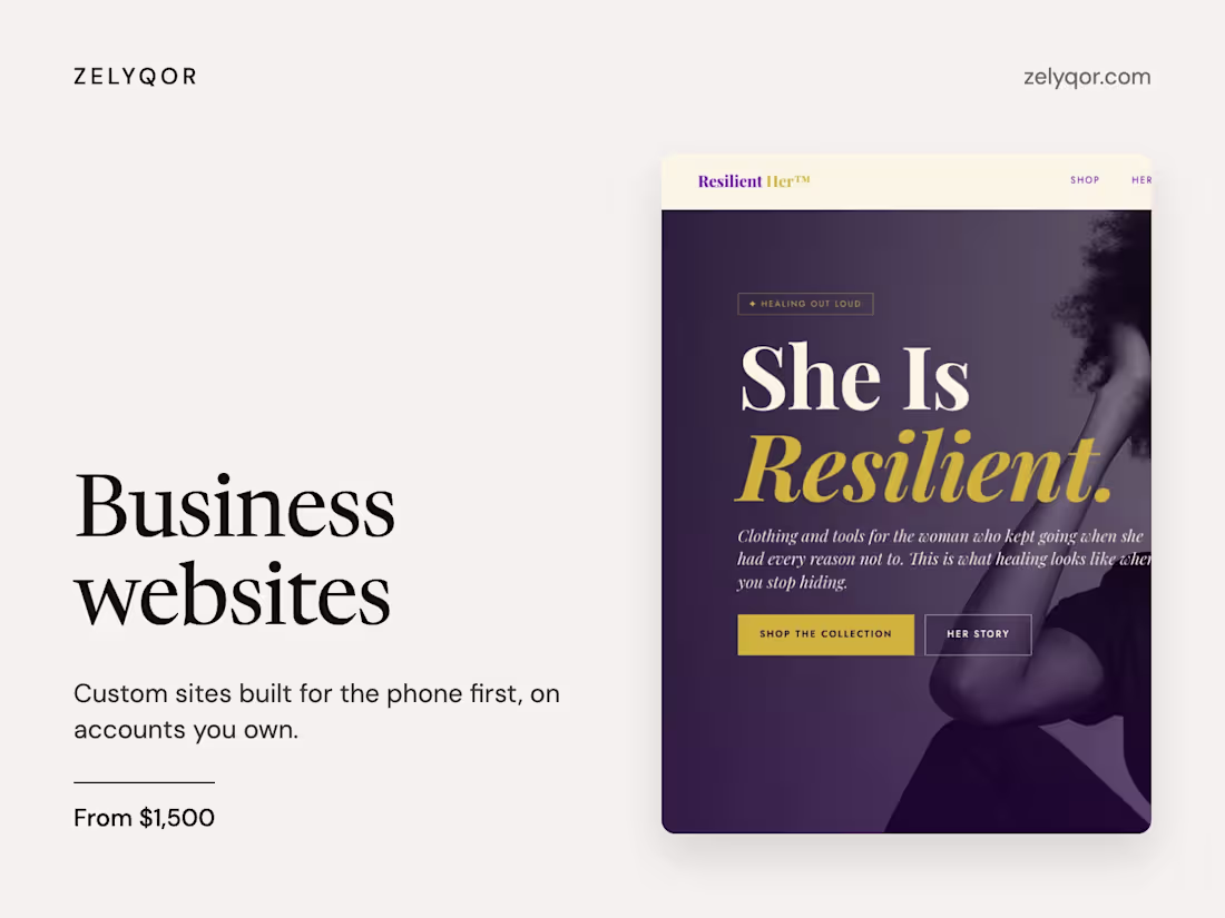 Cover image for Business Website