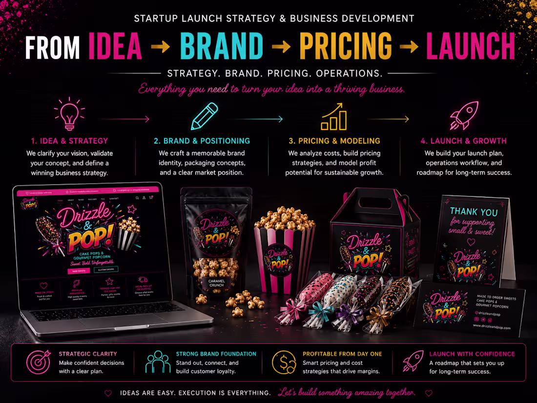 Cover image for From Idea to Launch: Startup Strategy Package