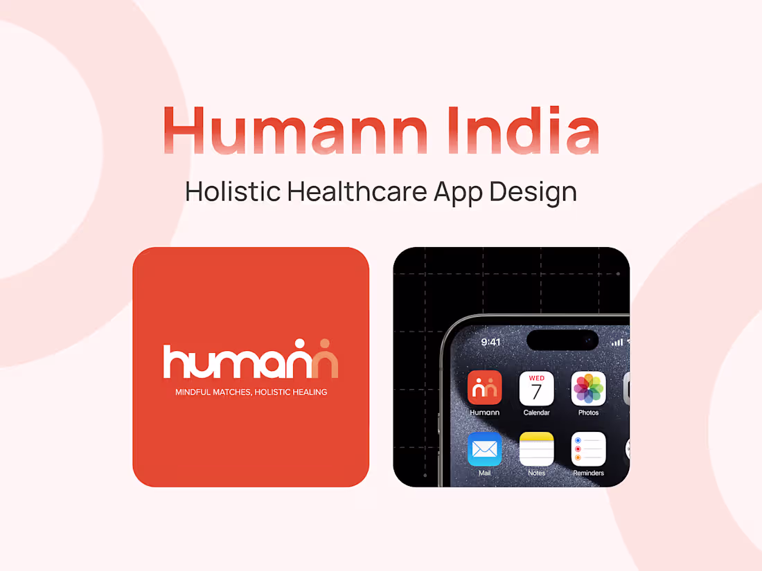 Cover image for HUMANN INDIA - Application Case Study by darshanxdesign | Darsh…