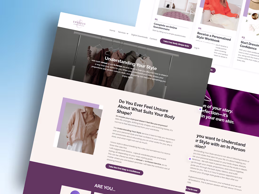 Cover image for Kajabi Website Redesign for Fashion Brand