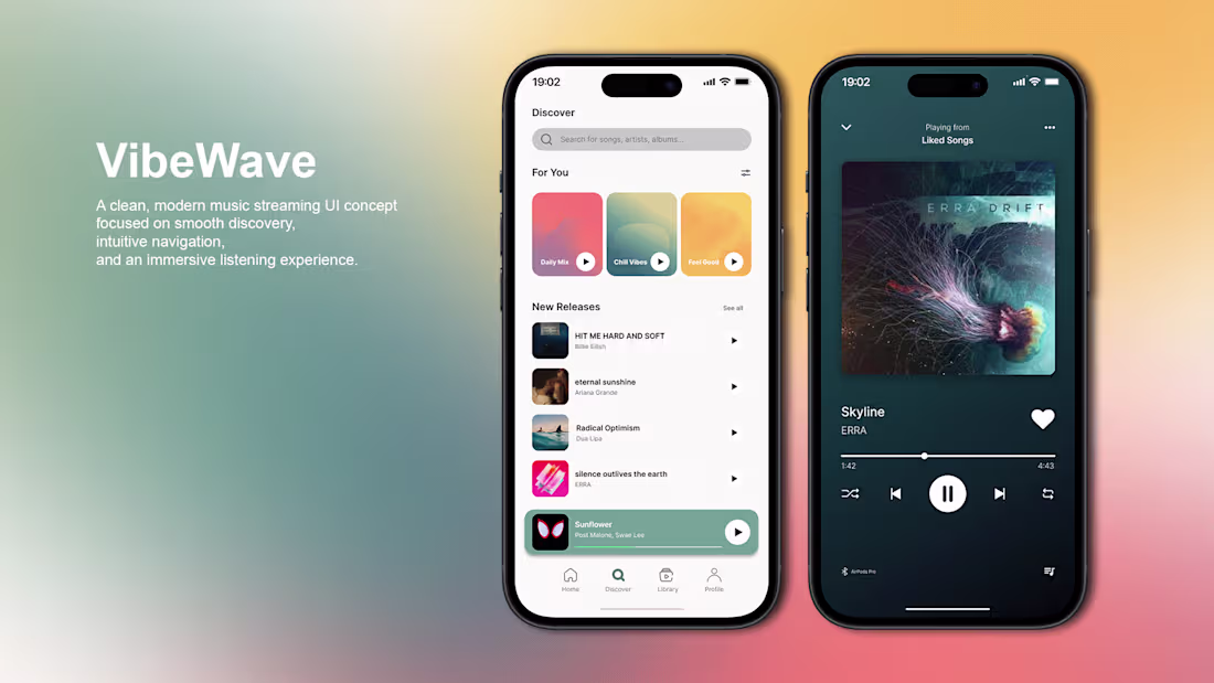 Cover image for Music player app made in