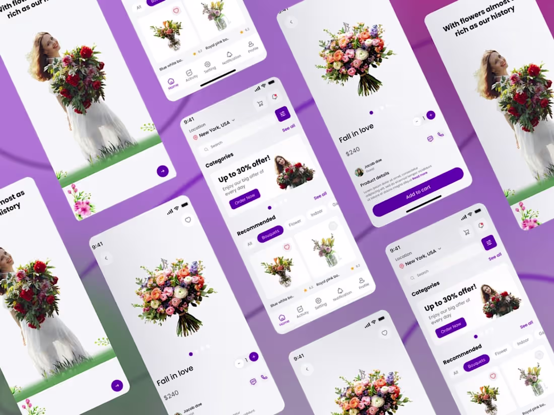 Cover image for Flower Story Mobile App Content Campaign