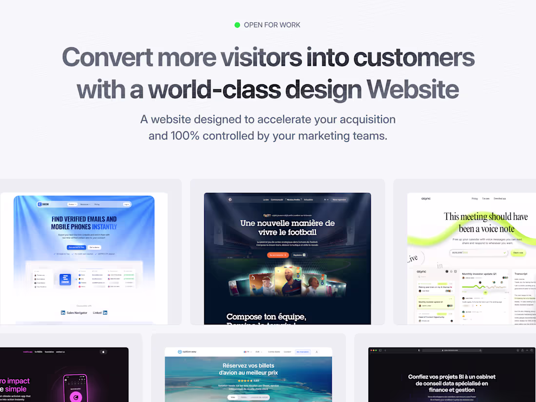 Cover image for Premium Webflow Web Design & Devolpment for businesses