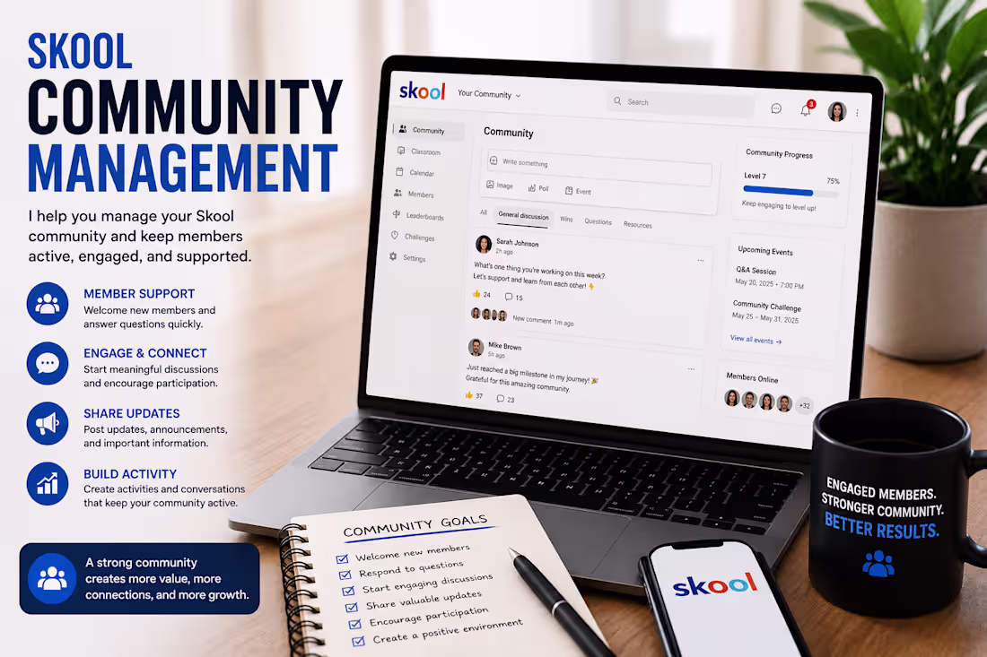 Cover image for Skool Community Management