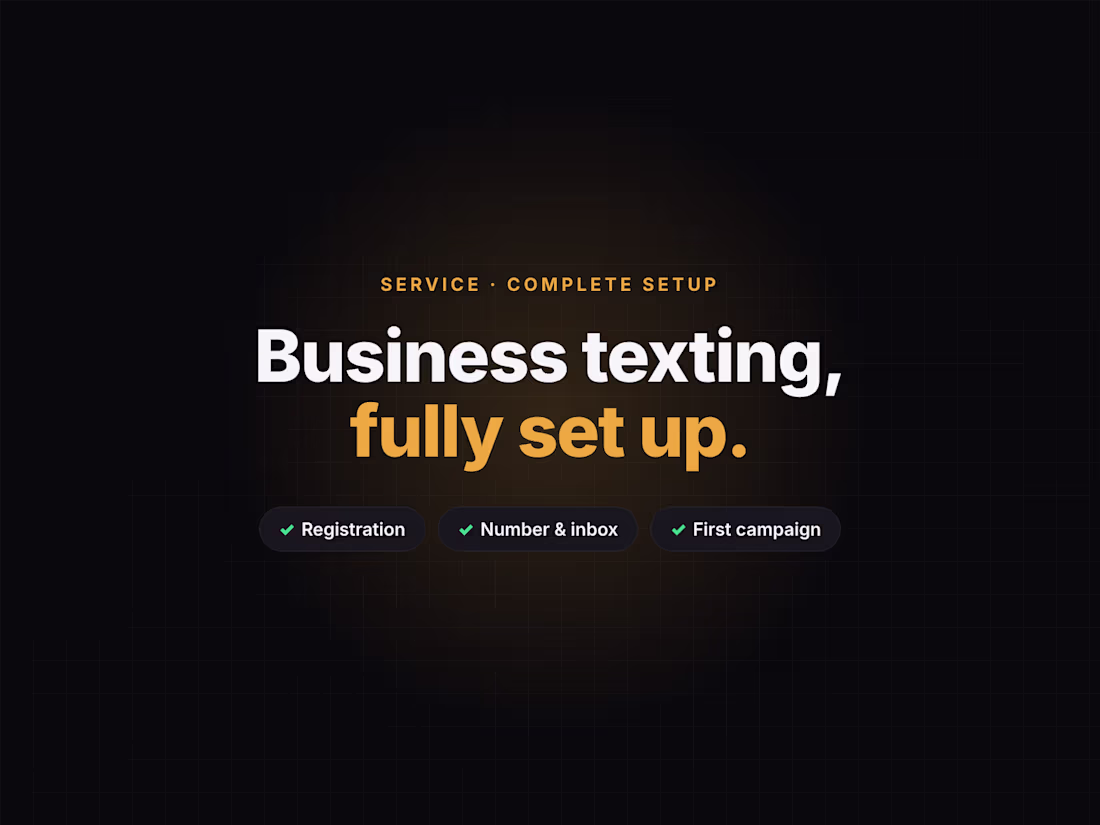 Cover image for Complete Business Texting Setup