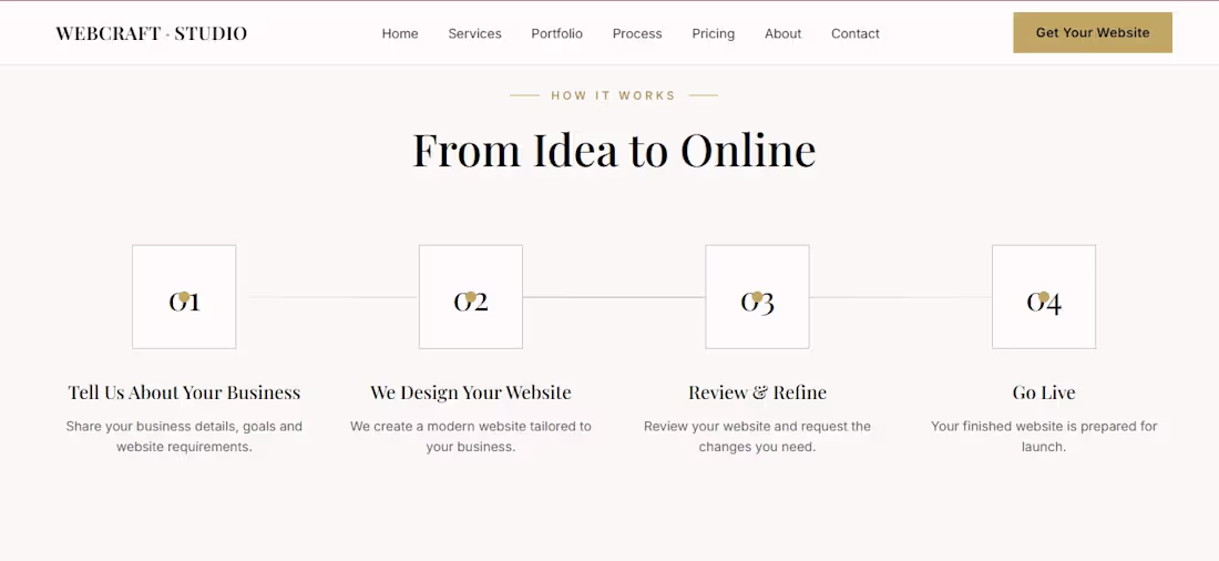 Cover image for A modern portfolio website showcasing