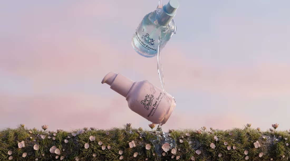 Cover image for 3D CGI Skincare & Beauty Product Reels & Commercials Ads