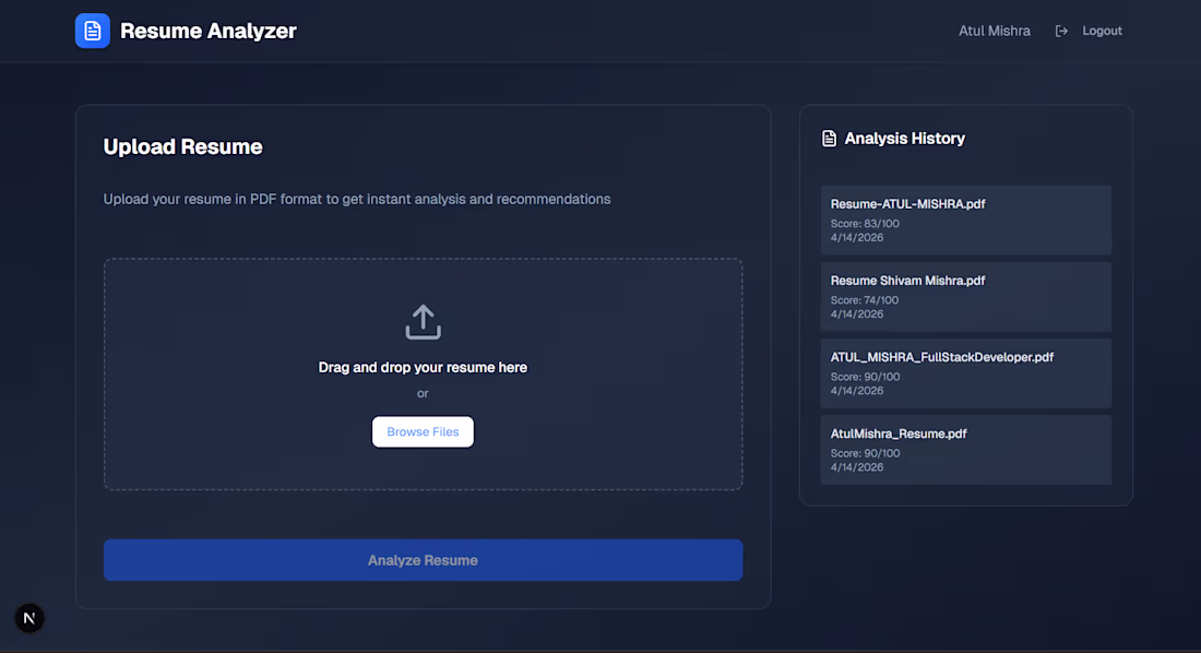Cover image for AI Resume Analyzer is a