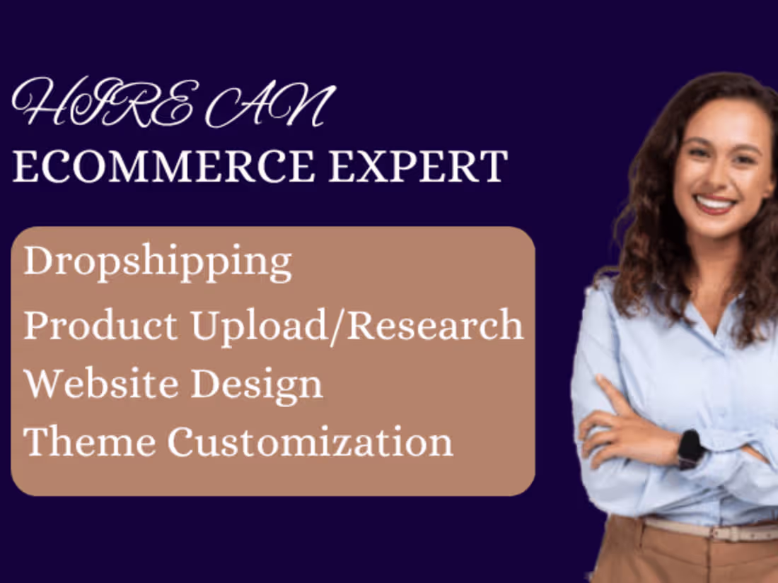 Cover image for I will design bigcommerce online store shopify ecommerce website
