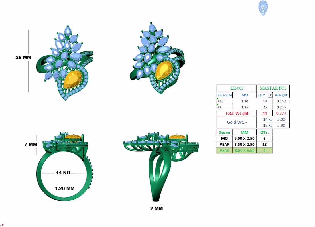 Cover image for 3d jewellery Cad design 